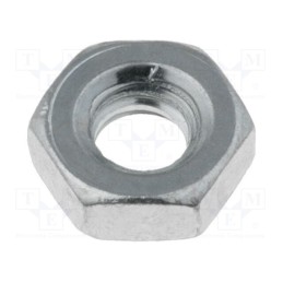 50 pcs x KEYSTONE - 4701 - Nut, hexagonal, UNC 6-32, 32, steel, Plating: zinc, Thread: inch