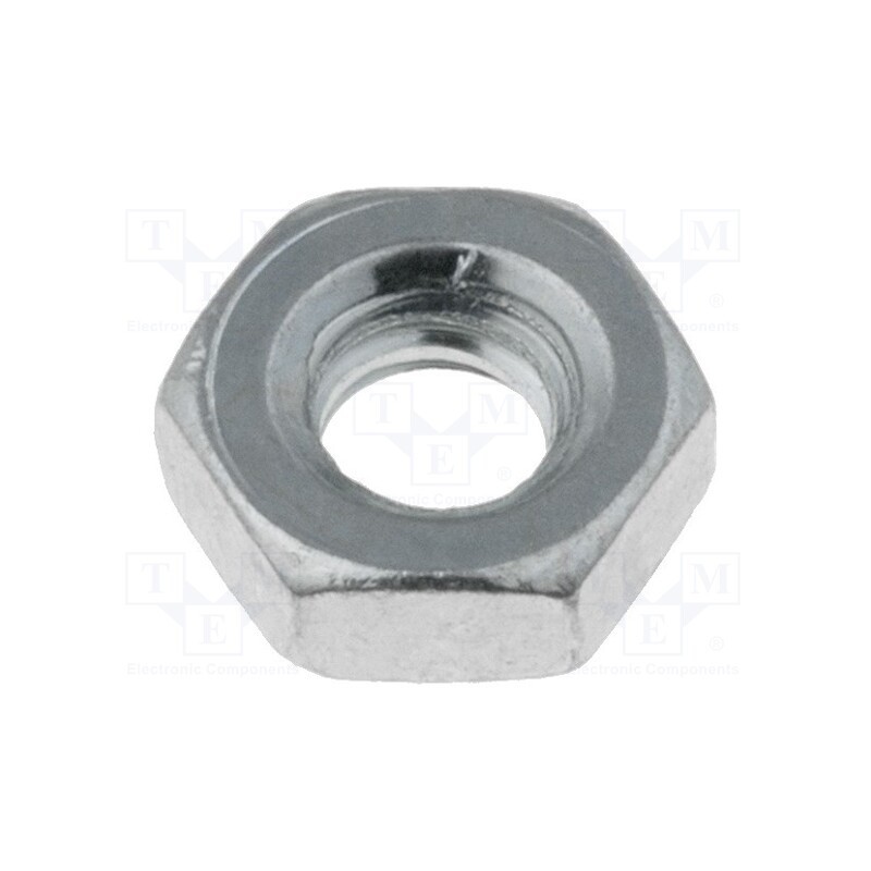 50 pcs x KEYSTONE - 4701 - Nut, hexagonal, UNC 6-32, 32, steel, Plating: zinc, Thread: inch