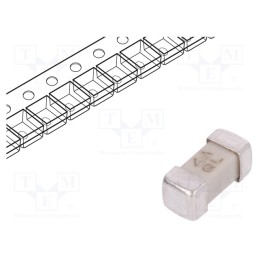 5 pcs x BEL FUSE - 0679L4000-01 - Fuse: fuse, quick blow, 4A, 125VAC, 125VDC, SMD, ceramic, 0679L, 2410