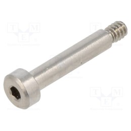 50 pcs x KEYSTONE - 2450 - Screw, UNC6-32x19.1, Head: cheese head, hex key, stainless steel