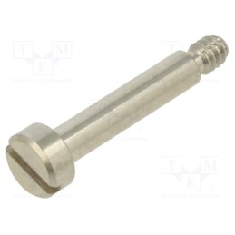 50 pcs x KEYSTONE - 2430 - Screw, UNC6-32x19.1, Head: cheese head, slotted, stainless steel