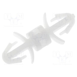 50 pcs x FIX&FASTEN - FIX-LCF-5 - PCB distance, polyamide, L: 5mm, latch/latch, natural, UL94V-2