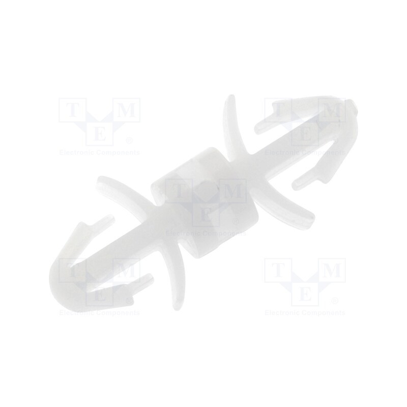 50 pcs x FIX&FASTEN - FIX-LCF-5 - PCB distance, polyamide, L: 5mm, latch/latch, natural, UL94V-2