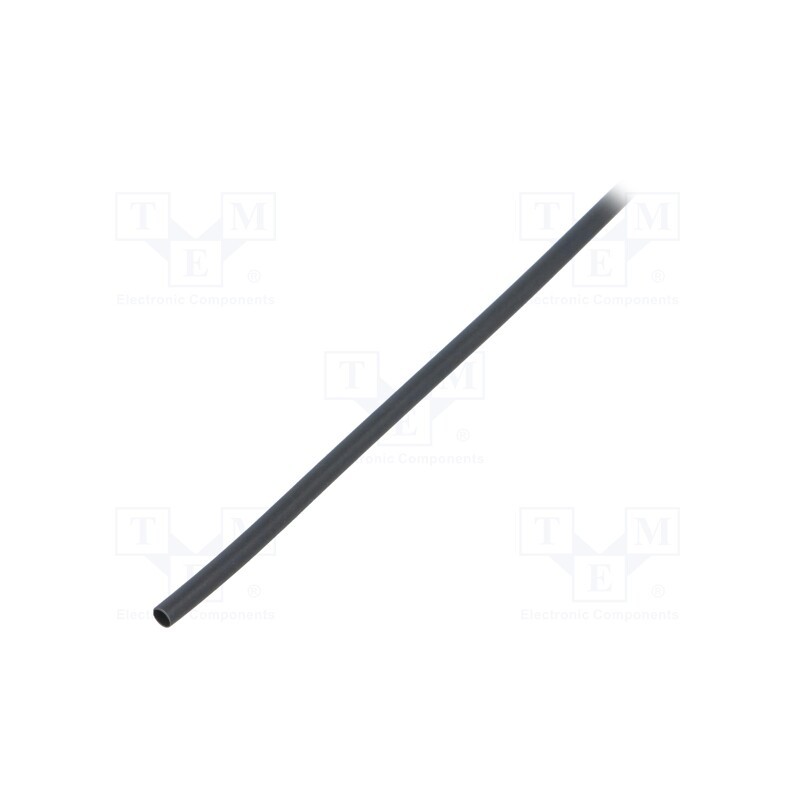 10 m : RNF-100-3/32-0 - Heat shrink sleeve, glueless,flexible, 2: 1, 2.4mm, L: 10m, black