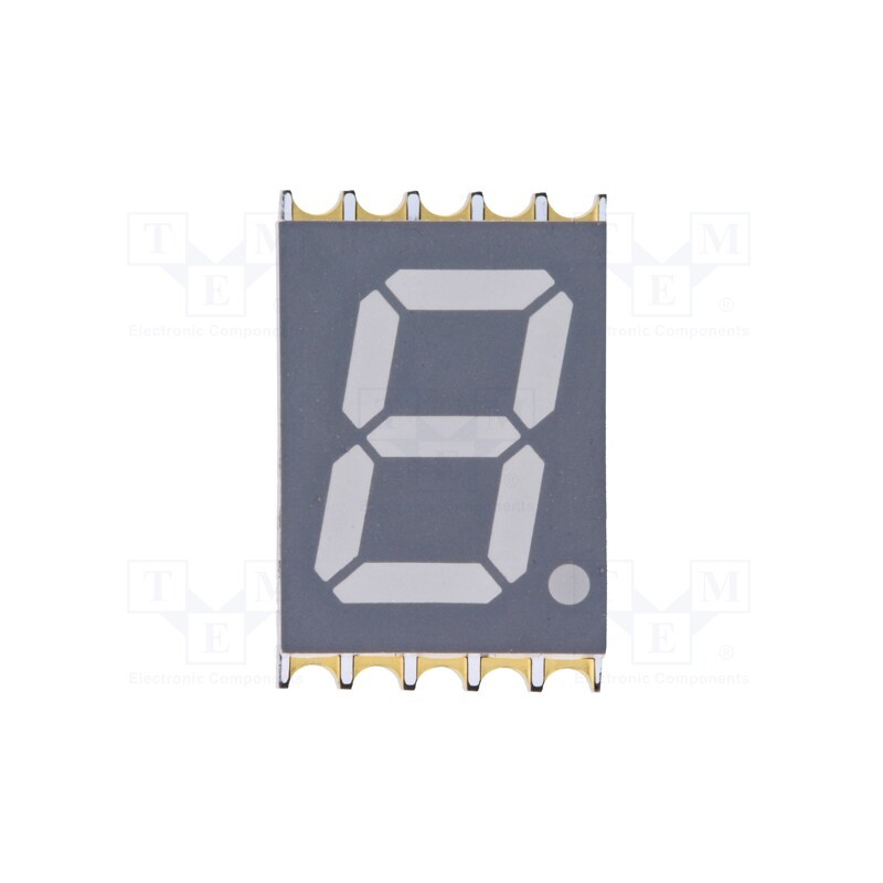 1 pcs x OPTO Plus LED - OPS-S3910SB-GW - Display: LED, 7-segment, 10mm, 0.39', No.char: 1, blue, 70÷130mcd