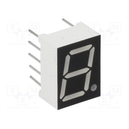 1 pcs x OPTO Plus LED - OPD-S4031LY-BW - Display: LED, 7-segment, 10.16mm, 0.4', No.char: 1, yellow, 40mcd