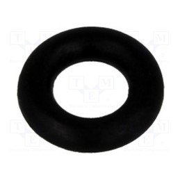 50 pcs x FIX&FASTEN - FIX-OR-3.6 - O-ring gasket, NBR rubber, Thk: 1.78mm, Øint: 3.6mm, black
