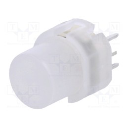 1 pcs x C&K - D6RLBUF1 LFS - Switch: push-button, Pos: 2, SPST-NO, 0.01A/35VDC, LED, blue, THT