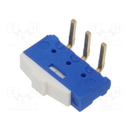 1 pcs x KNITTER-SWITCH - MMP 1010 D-RA - Switch: slide, Pos: 2, SPDT, 0.2A/24VDC, ON-ON, PCB,THT, -40÷85°C