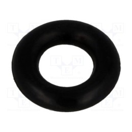 50 pcs x FIX&FASTEN - FIX-OR-4 - O-ring gasket, NBR rubber, Thk: 2mm, Øint: 4mm, black
