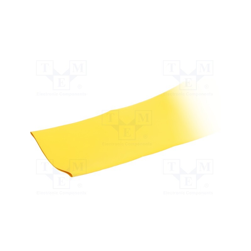 15 m x TASKER - GTB 7638 Y - Heat shrink sleeve, glueless, 2: 1, 76.2mm, yellow, polyolefine