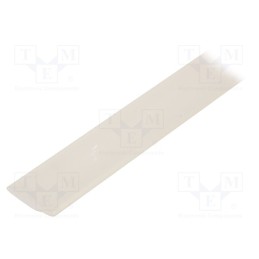 15 pcs x HELLERMANNTYTON - 311-02549 - Heat shrink sleeve, 25.4mm, transparent