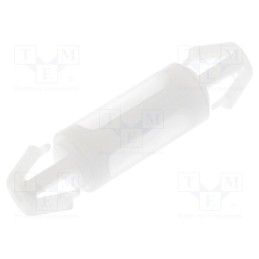 50 pcs x FIX&FASTEN - FIX-LCC-10 - PCB distance, polyamide, L: 10.5mm, latch/latch, natural, UL94V-2