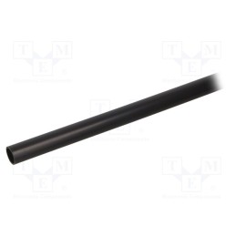 20 pcs x HELLERMANNTYTON - 323-20080 - Heat shrink sleeve, glued, 4: 1, 8mm, L: 1m, black, Temp: -55÷110°C