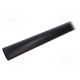 20 pcs x HELLERMANNTYTON - 323-20300 - Heat shrink sleeve, glued, 30mm, L: 1m, black, Temp: -55÷110°C, MA47