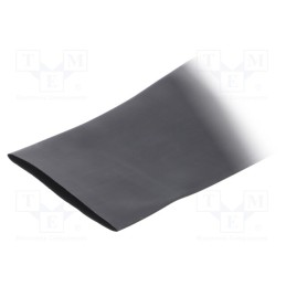 25 m x BM GROUP - GBS102BNE - Heat shrink sleeve, glueless, 2: 1, 102mm, polyolefine, reel