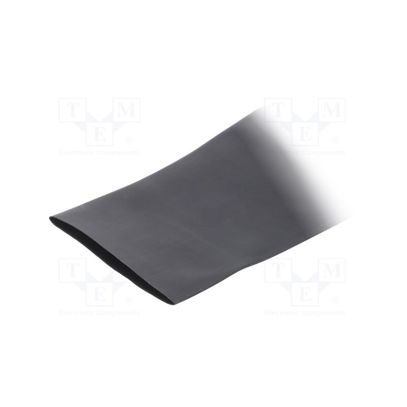 25 m x BM GROUP - GBS102BNE - Heat shrink sleeve, glueless, 2: 1, 102mm, polyolefine, reel