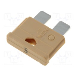 10 pcs x MTA - UNIVAL 5A - Fuse: fuse, 5A, 32VDC, automotive, 19mm, UNIVAL