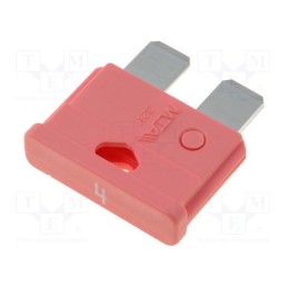 10 pcs x MTA - UNIVAL 4A - Fuse: fuse, 4A, 32VDC, automotive, 19mm, UNIVAL