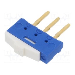 1 pcs x KNITTER-SWITCH - MMP 1010 D - Switch: slide, Pos: 2, SPDT, 0.2A/24VDC, ON-ON, PCB,THT, -40÷105°C