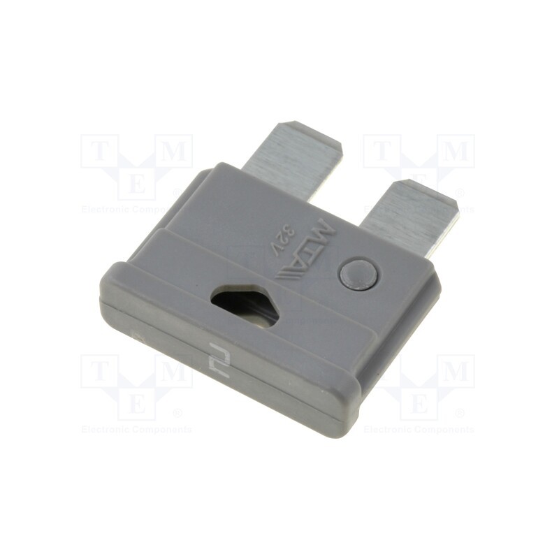 10 pcs x MTA - UNIVAL 2A - Fuse: fuse, 2A, 32VDC, automotive, 19mm, UNIVAL