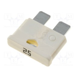 10 pcs x MTA - UNIVAL 25A - Fuse: fuse, 25A, 32VDC, automotive, 19mm, UNIVAL