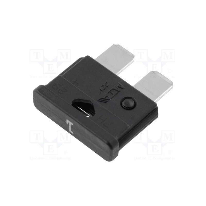 10 pcs x MTA - UNIVAL 1A - Fuse: fuse, 1A, 32VDC, automotive, 19mm, UNIVAL