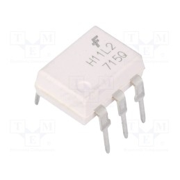 1 pcs x ONSEMI - H11L2M - Optocoupler, THT, Ch: 1, OUT: Schmitt trigger, 4.17kV, DIP6, H11LXM