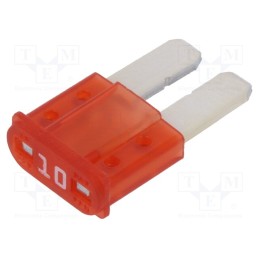 10 pcs x LITTELFUSE - 0327010.UXS - Fuse: fuse, 10A, 32VDC, automotive, 9.1mm, MICRO2