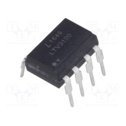 1 pcs x LITEON - LTV-3120 - Optocoupler, THT, Ch: 1, OUT: IGBT driver, Uinsul: 5kV, DIP8