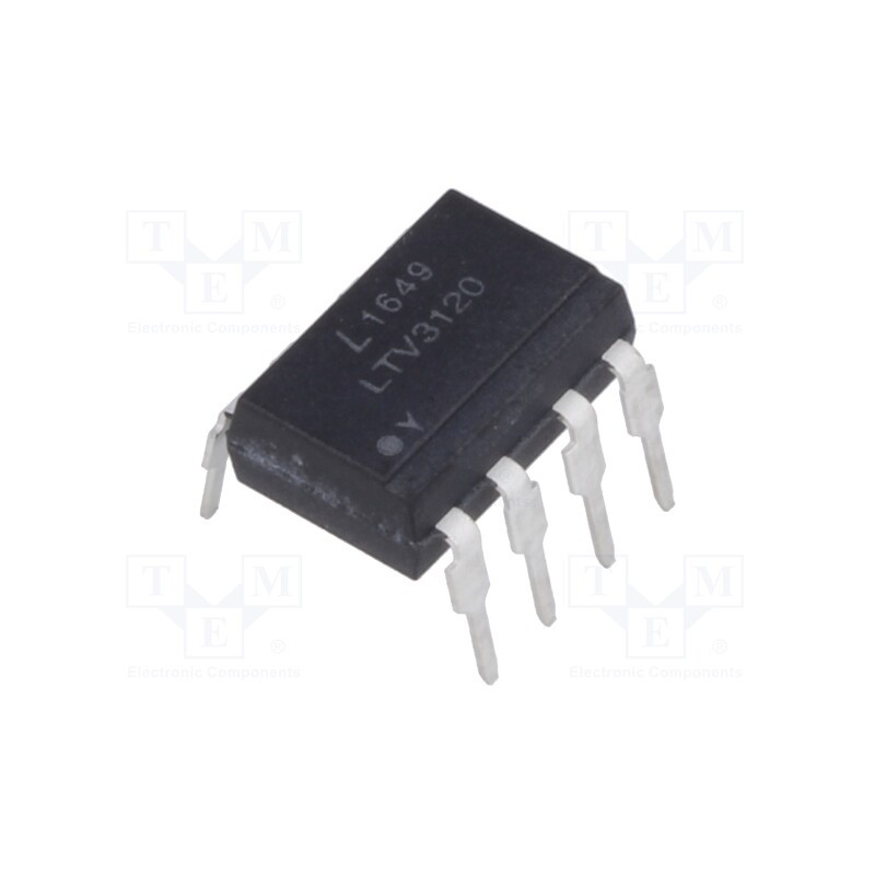 1 pcs x LITEON - LTV-3120 - Optocoupler, THT, Ch: 1, OUT: IGBT driver, Uinsul: 5kV, DIP8