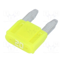 10 pcs x LITTELFUSE - 0MINI020.HXGLO - Fuse: fuse, 20A, 12VDC, automotive, 10.9mm, SMART GLOW