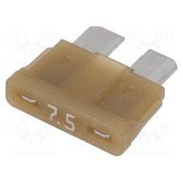 10 pcs x LITTELFUSE - 0ATO07.5HXGLO - Fuse: fuse, 7.5A, 12VDC, automotive, 19mm, SMART GLOW