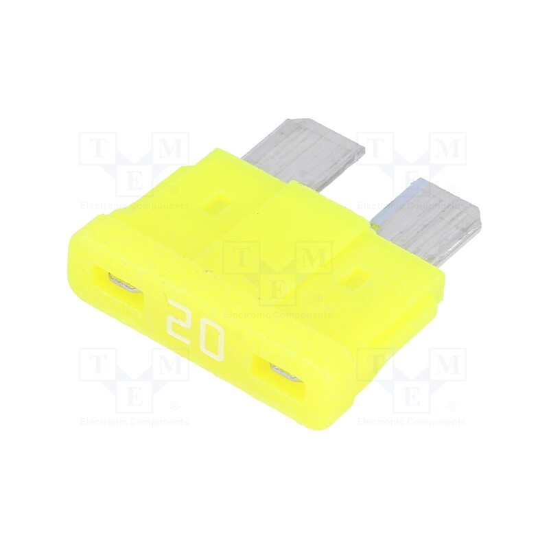 10 pcs x LITTELFUSE - 0ATO020.HXGLO - Fuse: fuse, 20A, 12VDC, automotive, 19mm, SMART GLOW