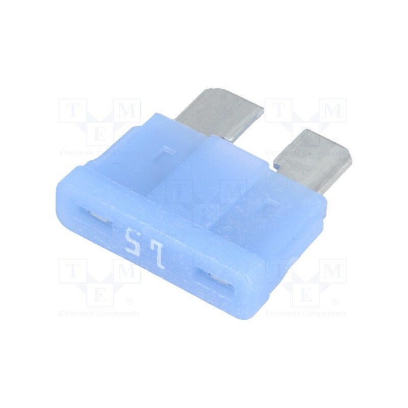 10 pcs x LITTELFUSE - 0ATO015.HXGLO - Fuse: fuse, 15A, 12VDC, automotive, 19mm, SMART GLOW