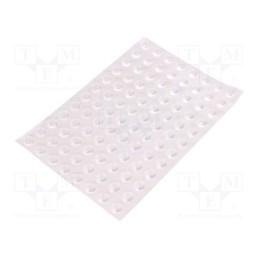96 pcs x 3M - 7000002106 - Self-adhesive foot, H: 3.8mm, half-transparent, polyetylene