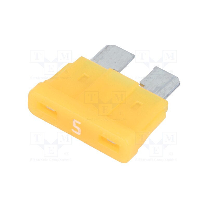 10 pcs x LITTELFUSE - 0ATO005.HXGLO - Fuse: fuse, 5A, 12VDC, automotive, 19mm, SMART GLOW