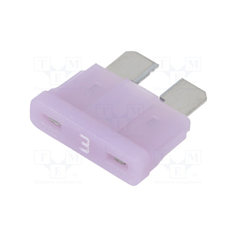 10 pcs x LITTELFUSE - 0ATO003.HXGLO - Fuse: fuse, 3A, 12VDC, automotive, 19mm, SMART GLOW