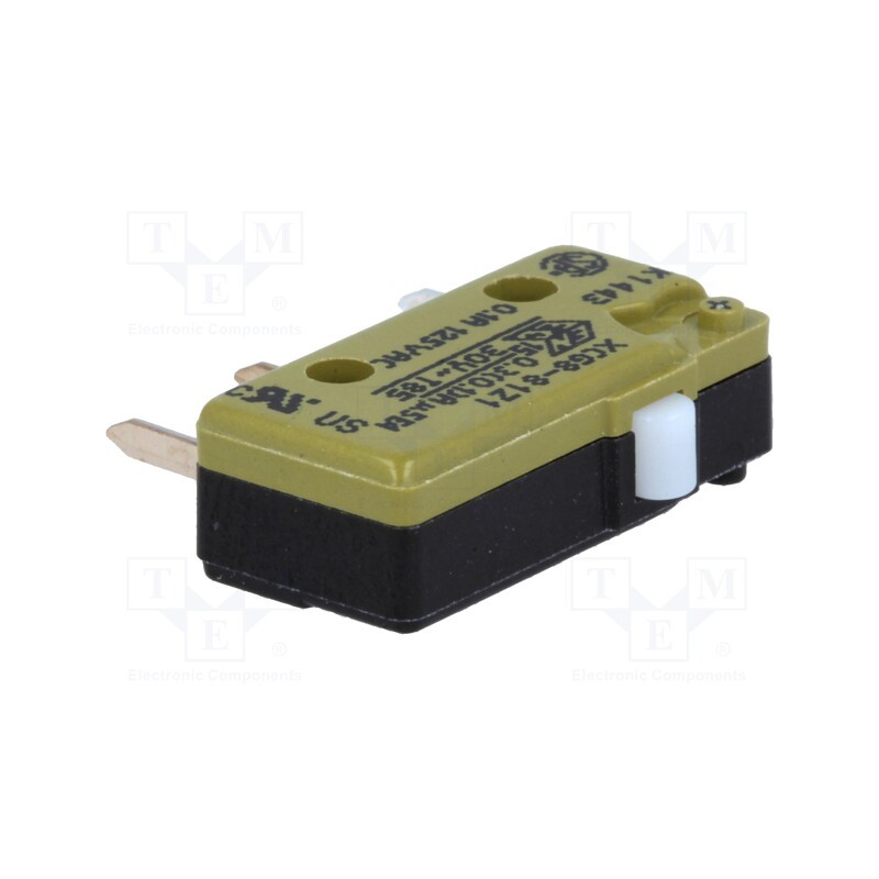 1 pcs x SAIA-BURGESS - XCG8-81Z1 - Microswitch SNAP ACTION, 0.3A/30VAC, without lever, SPDT, Pos: 2
