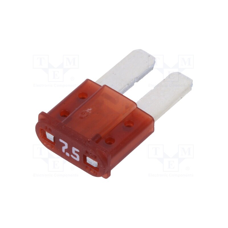 10 pcs x LITTELFUSE - 032707.5UXS - Fuse: fuse, 7.5A, 32VDC, automotive, 9.1mm, MICRO2