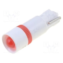 1 pcs x SIGNAL-CONSTRUCT - MEDW4601 - Indicator: LED, 6VDC, Ø5.6mm, Body: red, Cap: W2x4.6