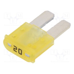 10 pcs x LITTELFUSE - 0327020.UXS - Fuse: fuse, 20A, 32VDC, automotive, 9.1mm, MICRO2