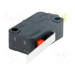 1 pcs x OMRON OCB - VX-52-1C23 - Microswitch SNAP ACTION, 5A/250VAC, with lever, SPDT, ON-(ON)