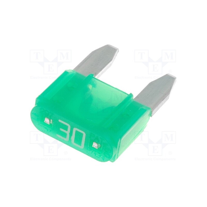 10 pcs x LITTELFUSE - 0297030.WXNV - Fuse: fuse, 30A, 32VDC, automotive, 10.9mm, Mini