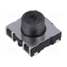 1 pcs x SCHURTER - 1241.1619.11 - Microswitch TACT, SPST-NO, Pos: 2, 0.05A/42VDC, SMD, 2.2N, 7.75mm