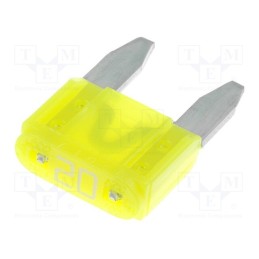 10 pcs x LITTELFUSE - 0297020.WXNV - Fuse: fuse, 20A, 32VDC, automotive, 10.9mm, Mini