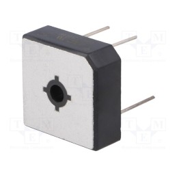 1 pcs x DC COMPONENTS - BR258W - Bridge rectifier: single-phase, Urmax: 800V, If: 25A, Ifsm: 400A