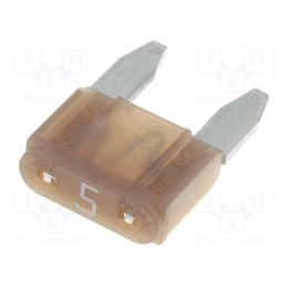 10 pcs x LITTELFUSE - 0297005.WXNV - Fuse: fuse, 5A, 32VDC, automotive, 10.9mm, Mini