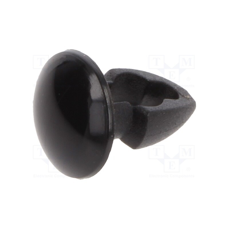 100 pcs x KEYSTONE - 3300 - Rivet, polyamide, Rivet diam: 3.2mm, L.rivet: 2.4mm, black, UL94V-2
