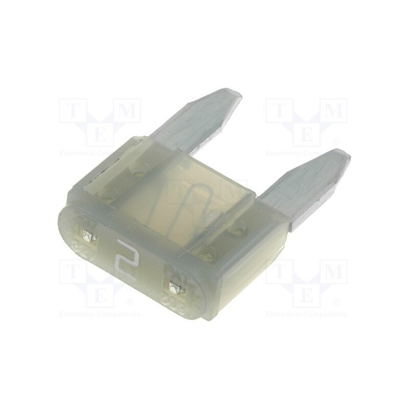 10 pcs x LITTELFUSE - 0297002.WXNV - Fuse: fuse, 2A, 32VDC, automotive, 10.9mm, Mini